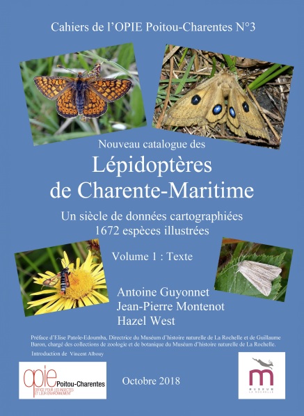 Nouveau catalogue des Lépidoptères de Charente-Maritime - Volume 1
